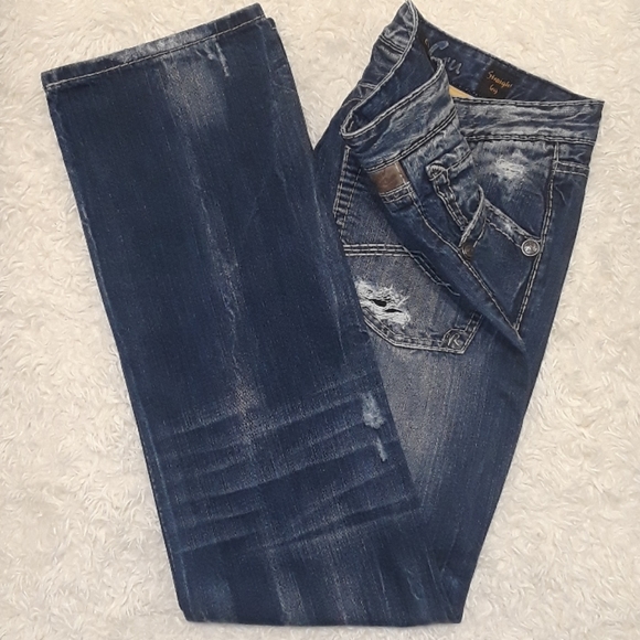 "Rivet De Cru Jeans". Men's Size: W34x34L - Picture 4 of 9